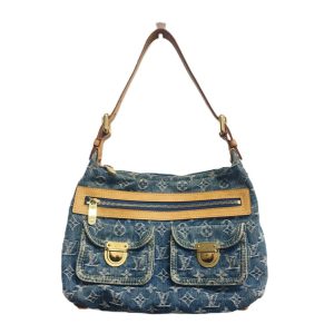 LOUIS VUITTON  ルイヴィトン バギー PM ブルー デニム モノグラム ワンショルダー バッグ M95049