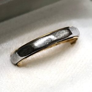 K18 Pt850 18金 プラチナ850 コンビ リング
