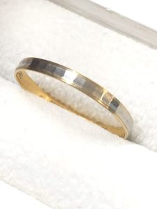 K18/Pt850 リング ハーフ