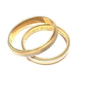 K18/Pt900 ペアリング ハーフ