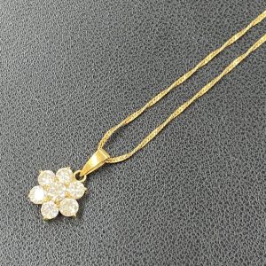 K18 18金 ダイヤモンド ネックレス