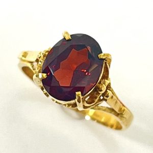 K18ガーネット2.3ct付リング