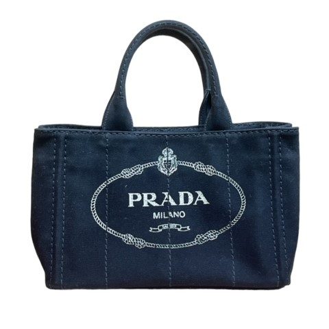 PRADA プラダ  カナパ キャンバス ハンドバッグ