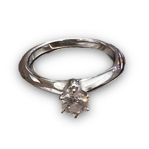 Pt900　ダイヤモンド付きリング 0.21ct
