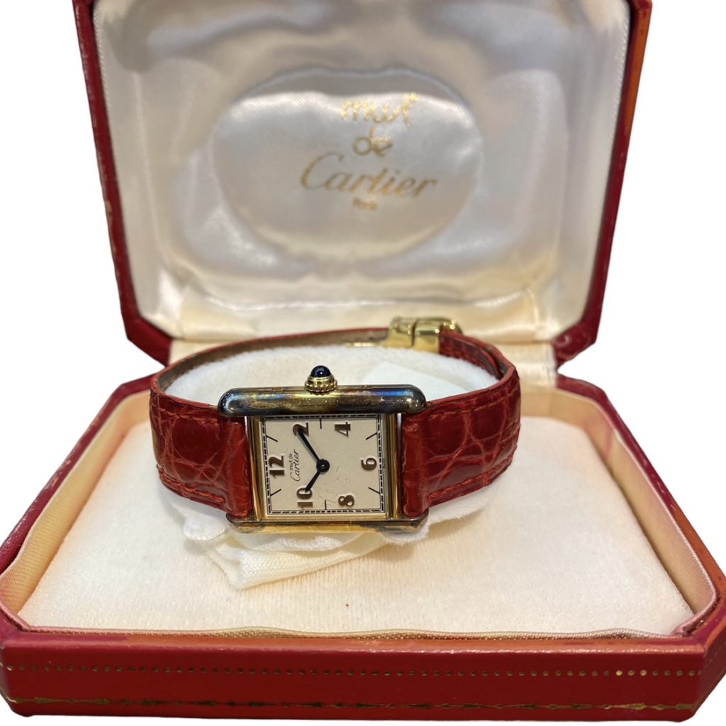 Cartier カルティエ マストタンク ヴェルメイユ シルバー925 腕時計