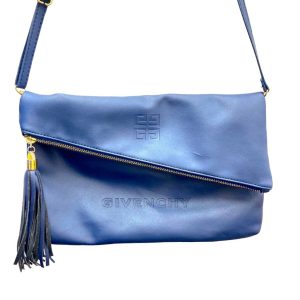 GIVENCHY ジバンシー ショルダーバッグ レザー ブルー