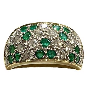 K18 エメラルド リング