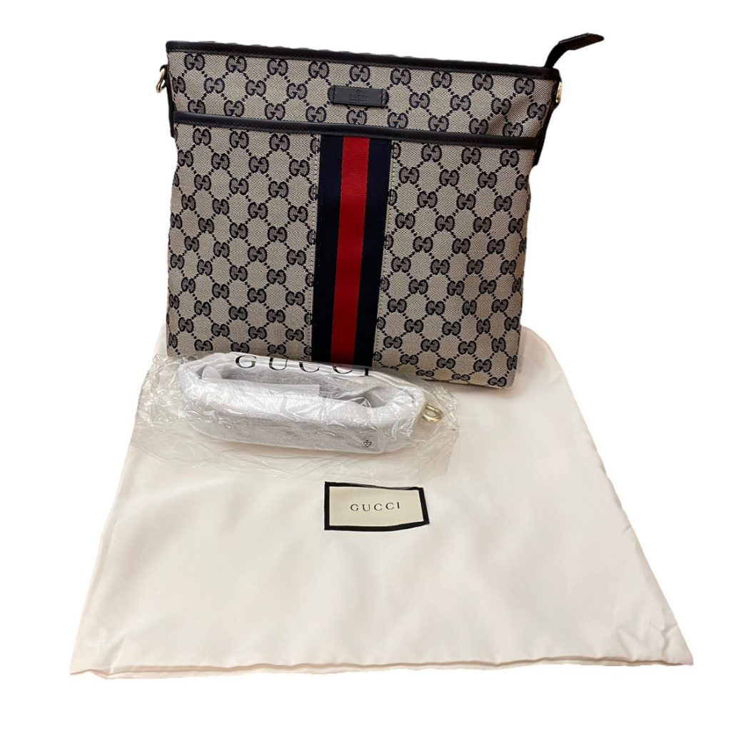 GUCCI GGキャンバス シェリーライン ショルダーバッグ 388926 204991 ...