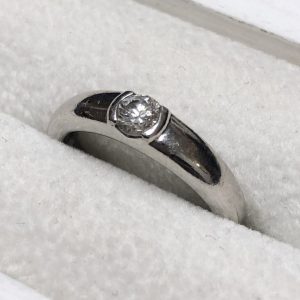 Pt900 ダイヤモンド リング 0.22ct