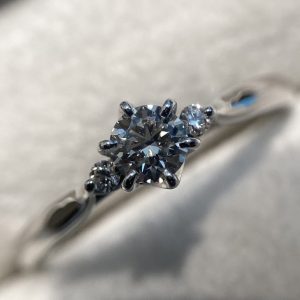 Pt950 0.23ct ダイヤモンドリング