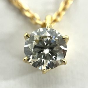 K18 ダイヤ0.502ct付き ネックレス