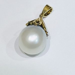 K18 パール 真珠ペンダントトップ