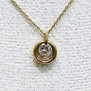 K18 メレダイヤモンドネックレス