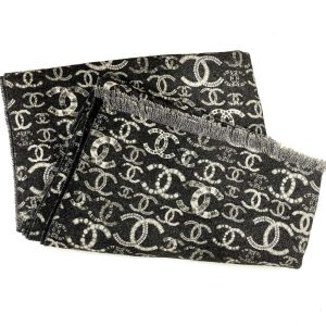 シャネル カシミアマフラー