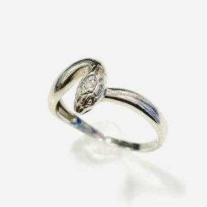 K18WG メレダイヤ0.05ct付リング