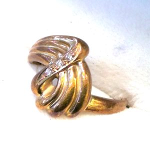 K18 メレダイヤ リング