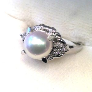 Pt900 パールリング