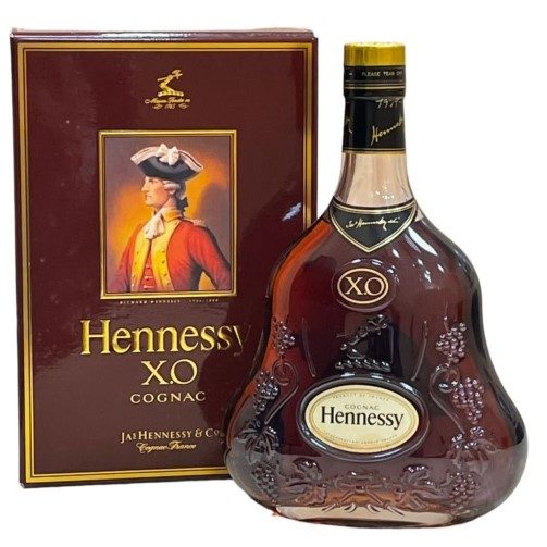 Hennessy ヘネシー XO  金キャップ クリアボトル お酒 洋酒 ブランデー