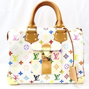 Louis Vuitton ルイヴィトン スピーディ 30  マルチカラー ホワイト