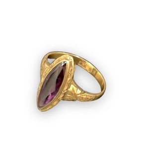 K18 ガーネット リング