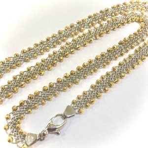 Pt850/K18 ネックレス