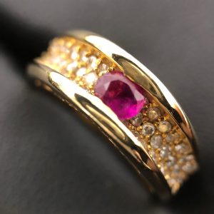 K18　ルビーリング
