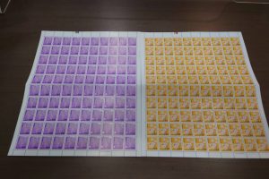 普通切手 シート