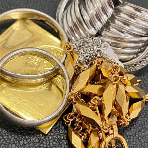 Pt1000リング / K18ネックレス / K18イヤリング