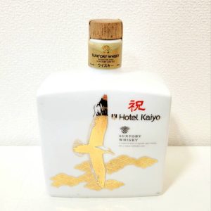 SUNTORY WHISKY サントリーウィスキー 祝 ホテル海洋開業記念 陶器ボトル