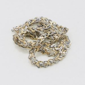 K18/Pt900 ハーフコンビモデル ネックレス