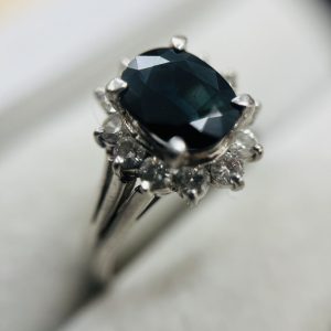 Pt850(プラチナ850) ダイヤモンド 0.48ct 石付き リング アクセサリー