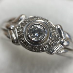 Pt900 ダイヤモンド リング