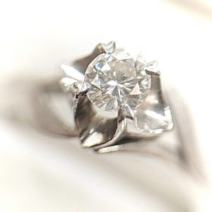 Pt900 ダイヤモンドリング 0.28ct
