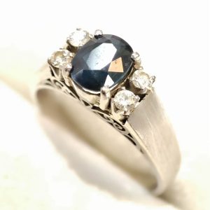 K18WG サファイアリング