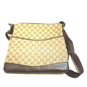 GUCCI GGキャンバス ショルダーバッグ
