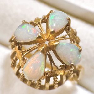 K18(18金) オパールリング