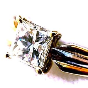 K18/Pt900 ダイヤモンド1.126ct リング