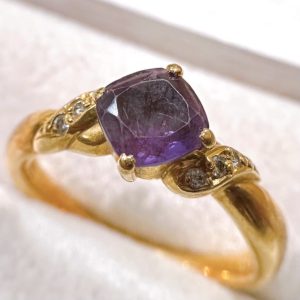 K18(18金) アメジストリング