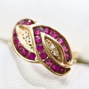 K18 ルビー リング
