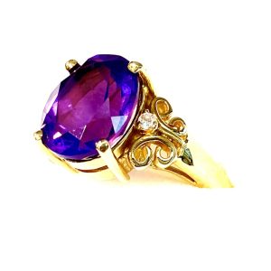 K18 アメジスト リング 18金