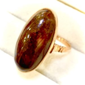 K18 パワーストーンリング