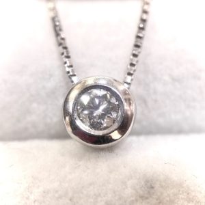 Pt850 ダイヤモンドネックレス