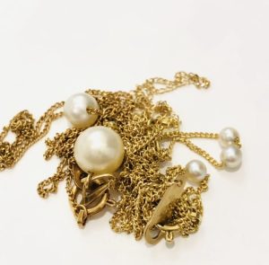 K18 ネックレス パール付き おまとめ