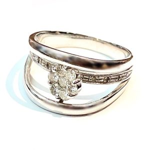 Pt950 プラチナ メレダイヤリング