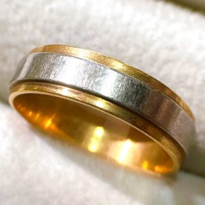 K18Pt900 コンビリング