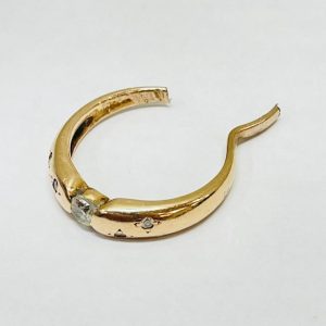 K18 /18金　リング　指輪　メレダイヤ