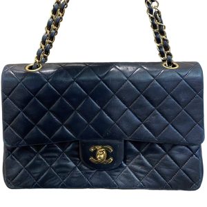 CHANEL シャネル ラムスキン ダブルフラップ マトラッセ チェーンショルダー