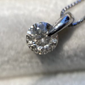 Pt900 0.36ct ダイヤトップ ネックレス 900 貴金属