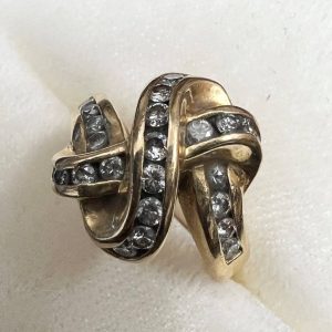 K18 リング ダイヤモンド メレ 18金 指輪