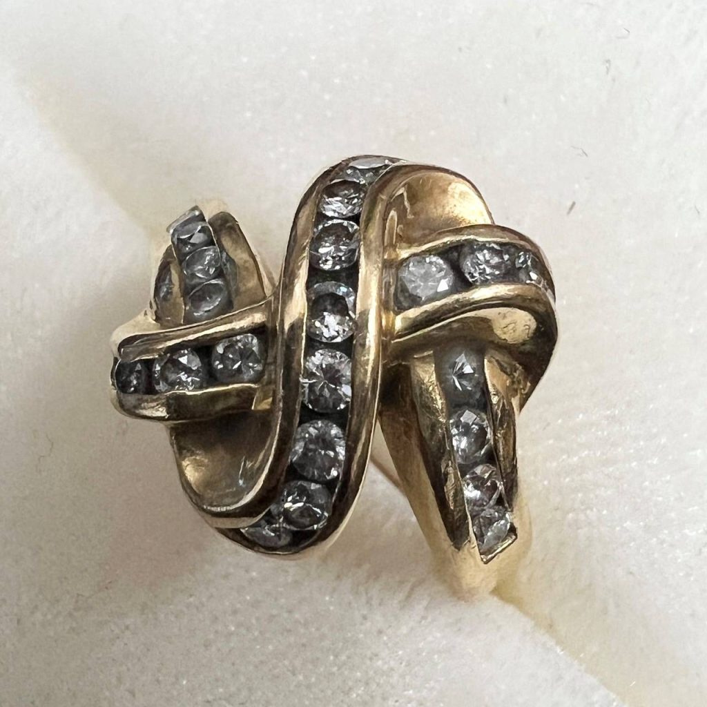 K18 リング ダイヤモンド メレ 18金 指輪の買取実績 | 買取専門店さすがや